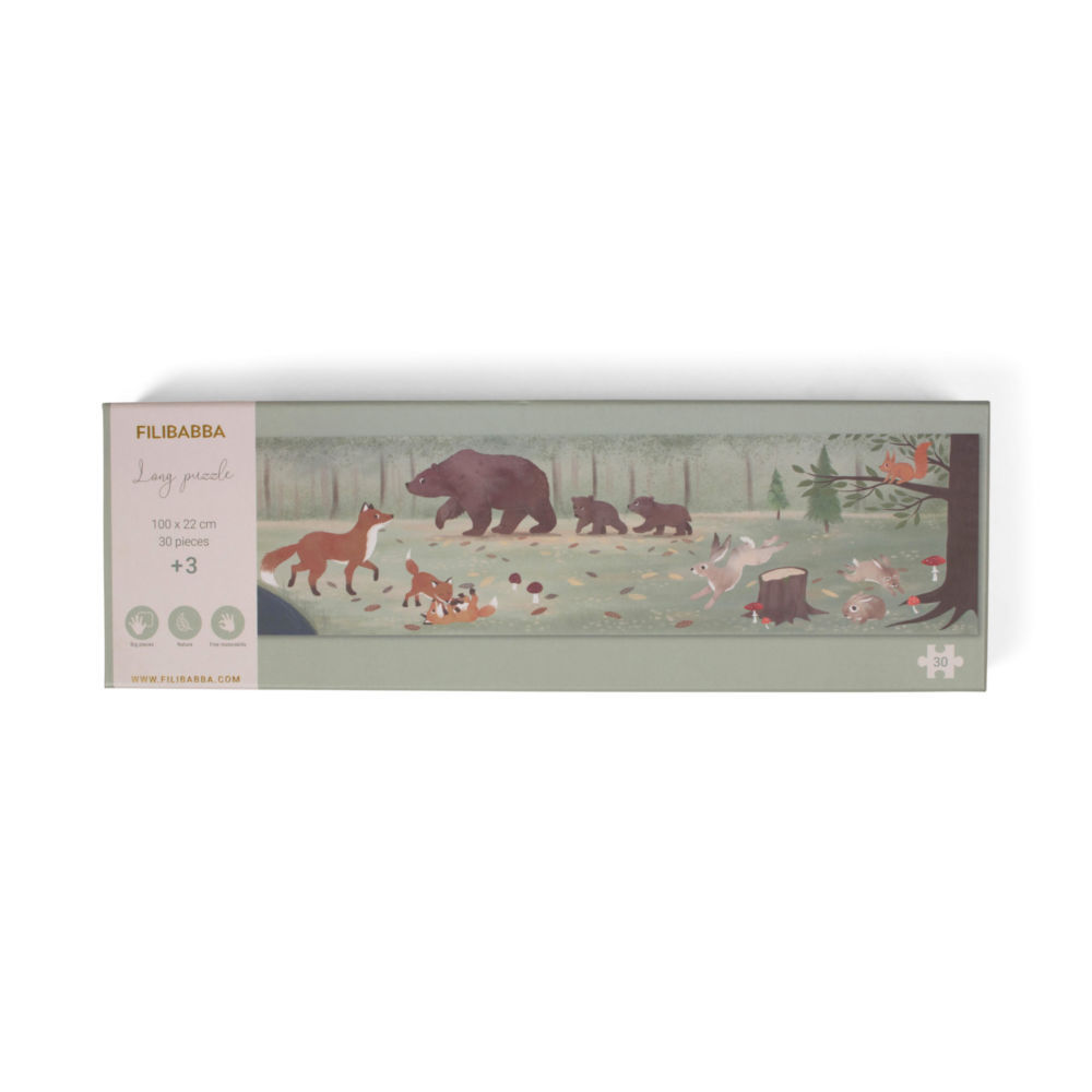 FI-02176 Filibabba Puzzle 30 el. Nordic animals - obrazek 1