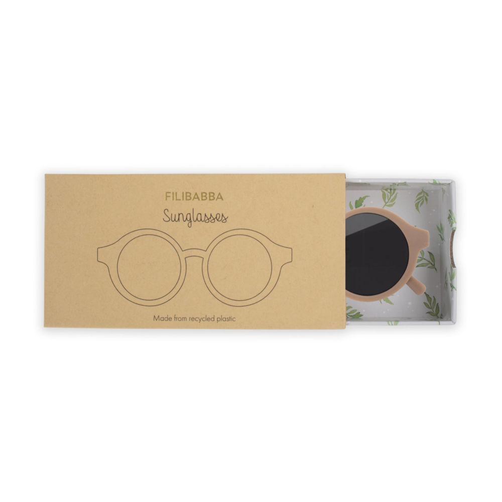 FI-03021 Filibabba Dziecięce okulary przeciwsłoneczne (1-3 l) UV400 Stucco - obrazek 1