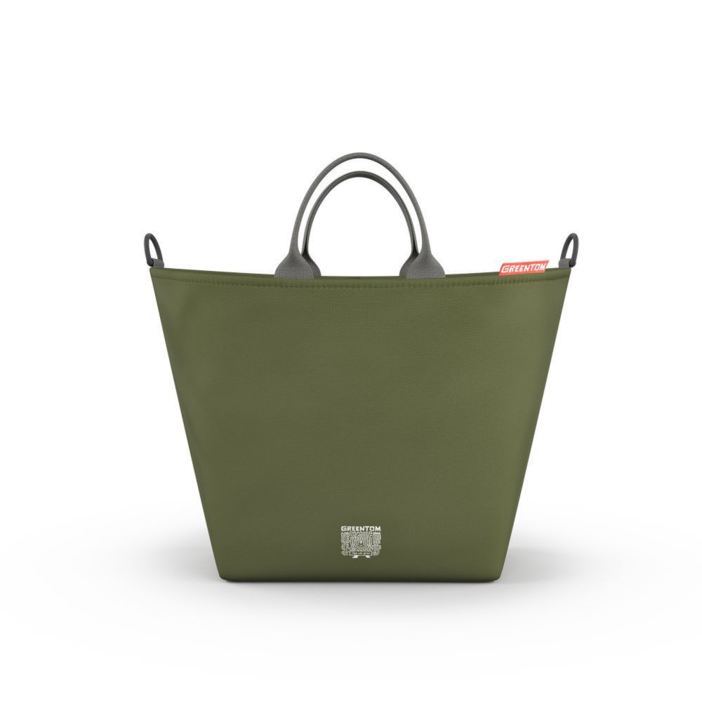 GT-M-OLIVE Greentom Torba zakupowa Shopping bag Olive - obrazek 1