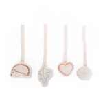 Childhome Zestaw zabawek 4 szt. Canvas Forest do Tipi Play Gym